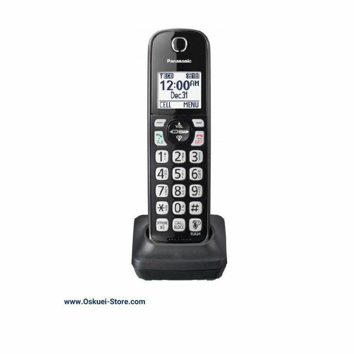 Panasonic KX-TGDA51 Cordless Telephone Black With Base