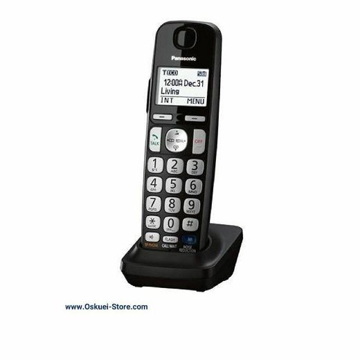 Panasonic KX-TGEA20B Cordless Telephone Black Right With Base