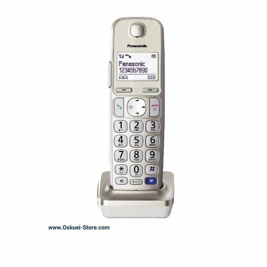 Panasonic KX-TGEA20S Cordless Telephone Silver Front