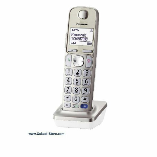 Panasonic KX-TGEA20S Cordless Telephone Silver Right