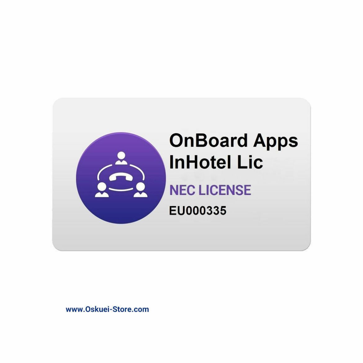 SL2100 Onboard Appliaction In Hotel NEC License