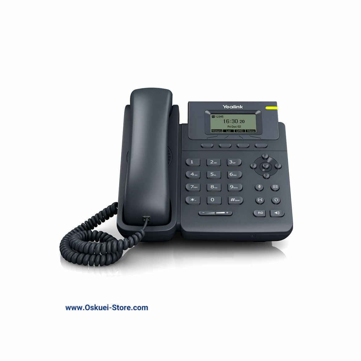 Yealink T19P E2 VoIP SIP Telephone Black Front