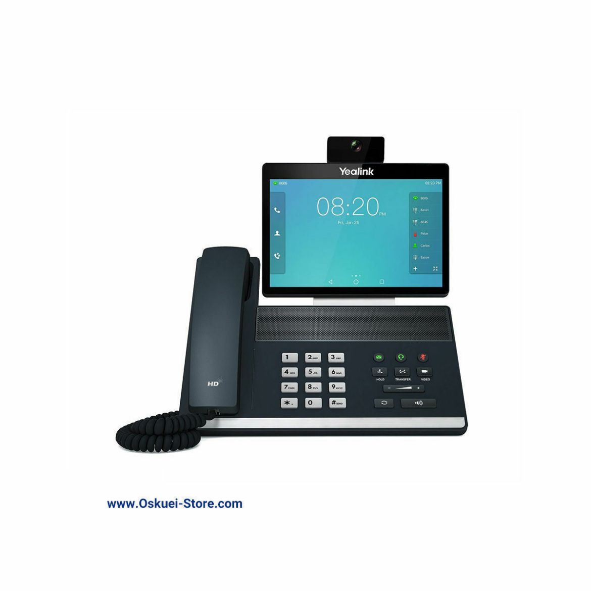 Yealink VP59 With Camera VoIP SIP Telephone Black Front