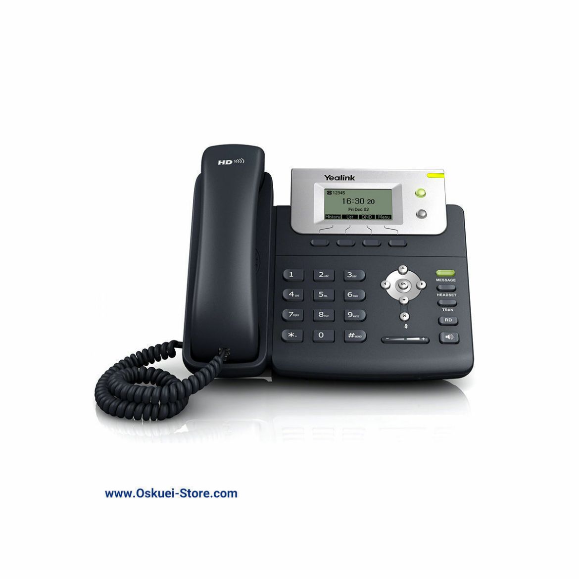 Yealink T21 VoIP SIP Telephone Black Front