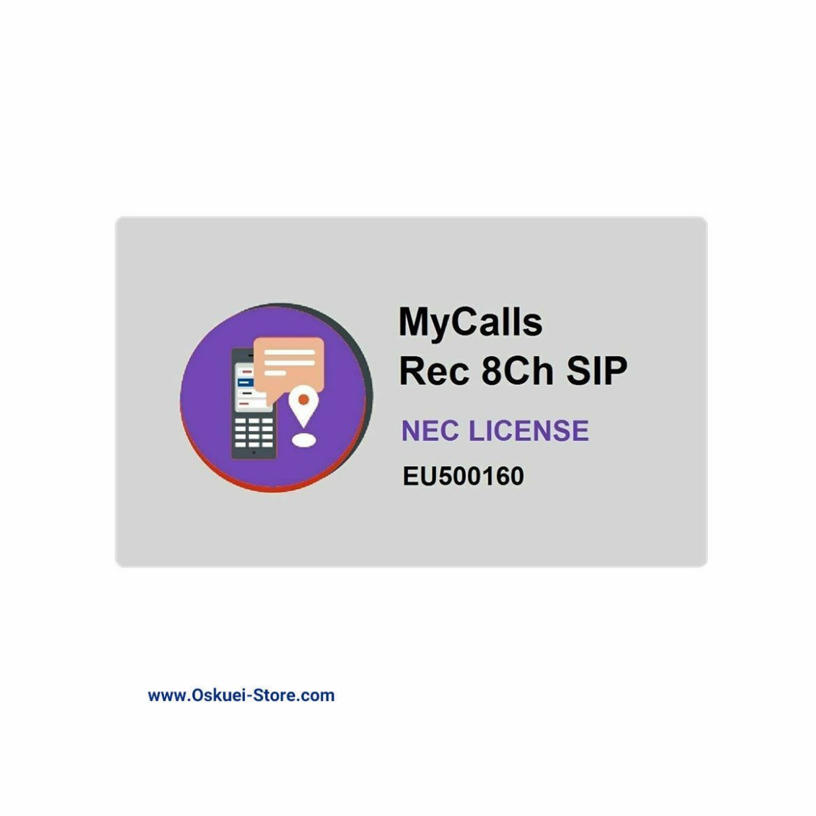 LK-SL2100 MyCalls Record 8 Channels SIP NEC License