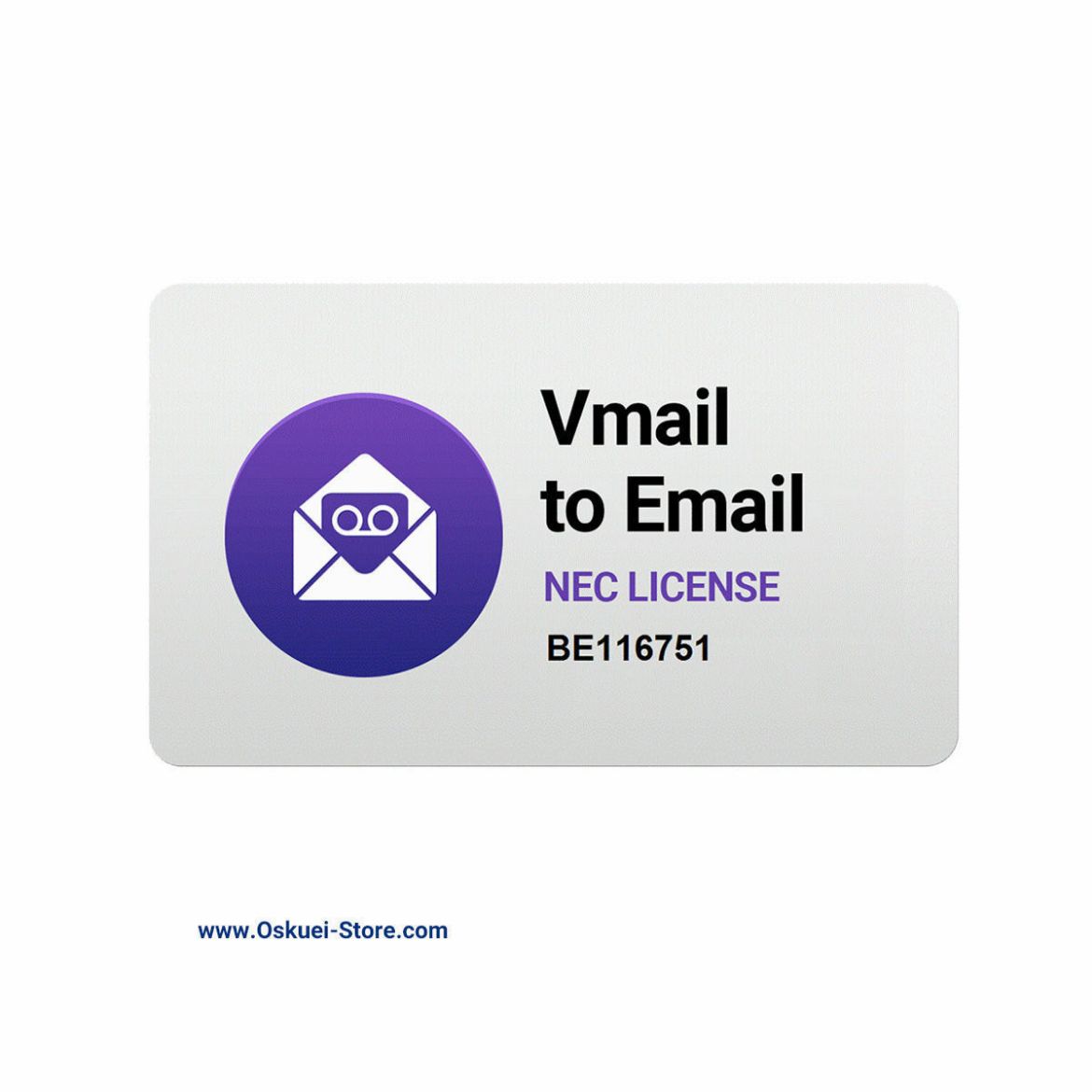 SL2100 Vmail to Email Notification NEC License