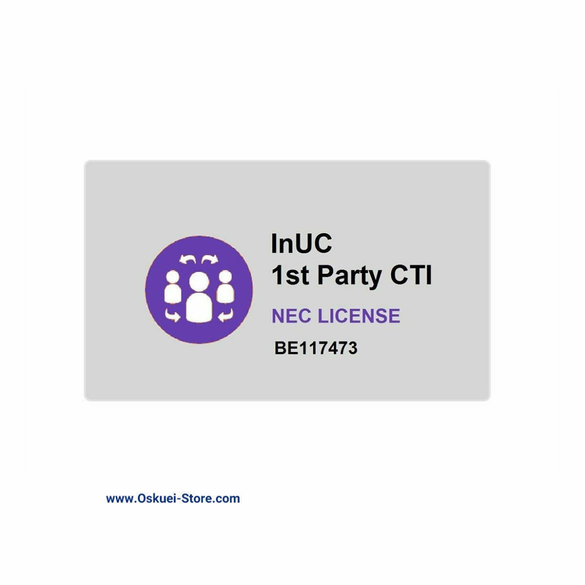 SL2100 In UC First Party CTI NEC License