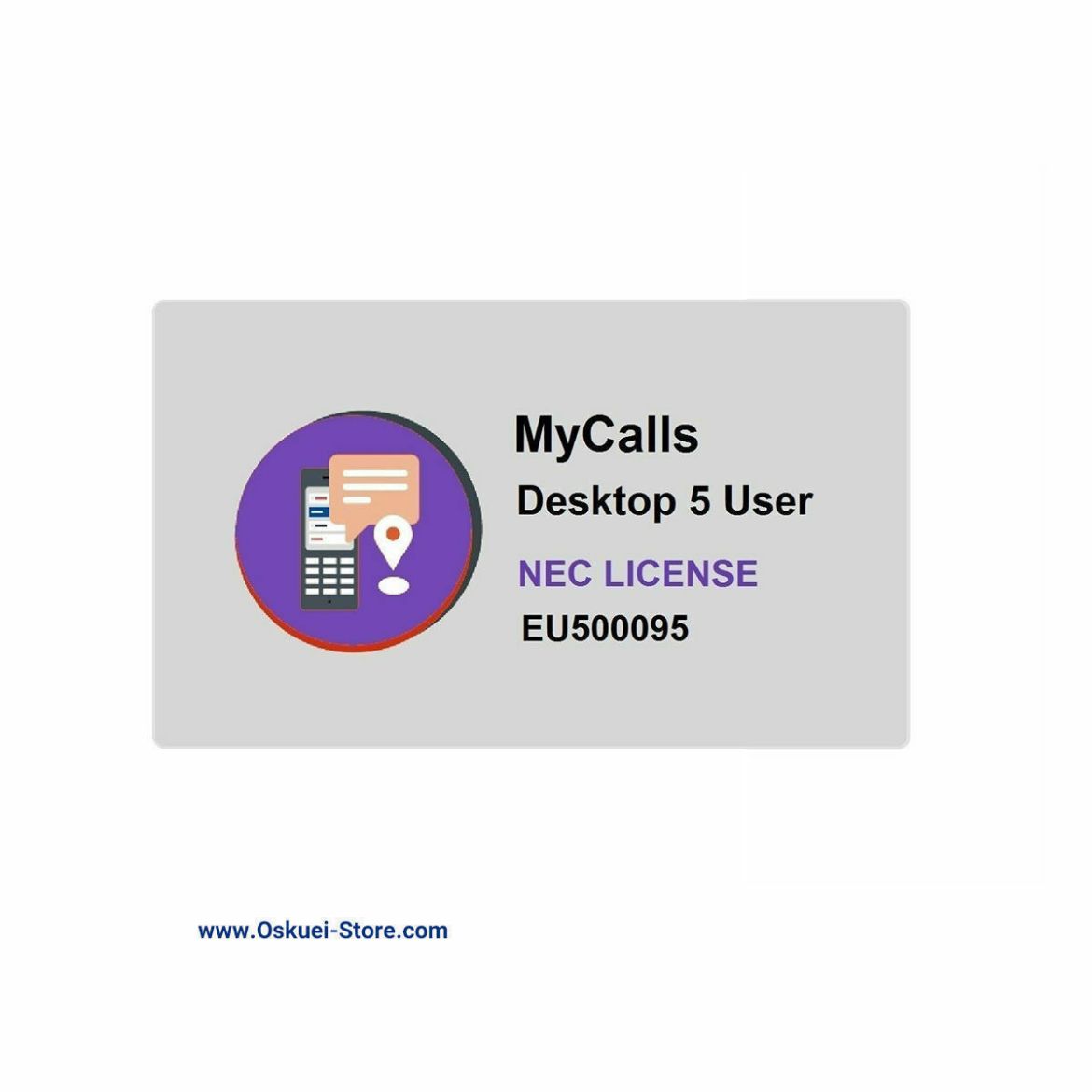 LK-SL2100 MyCalls 5 Desktop Users NEC License