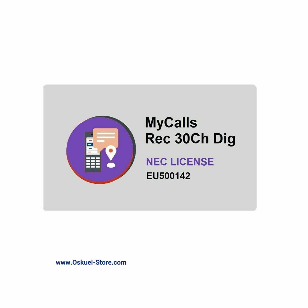 LK-SL2100 MyCalls Record 30 Channels Digital NEC License