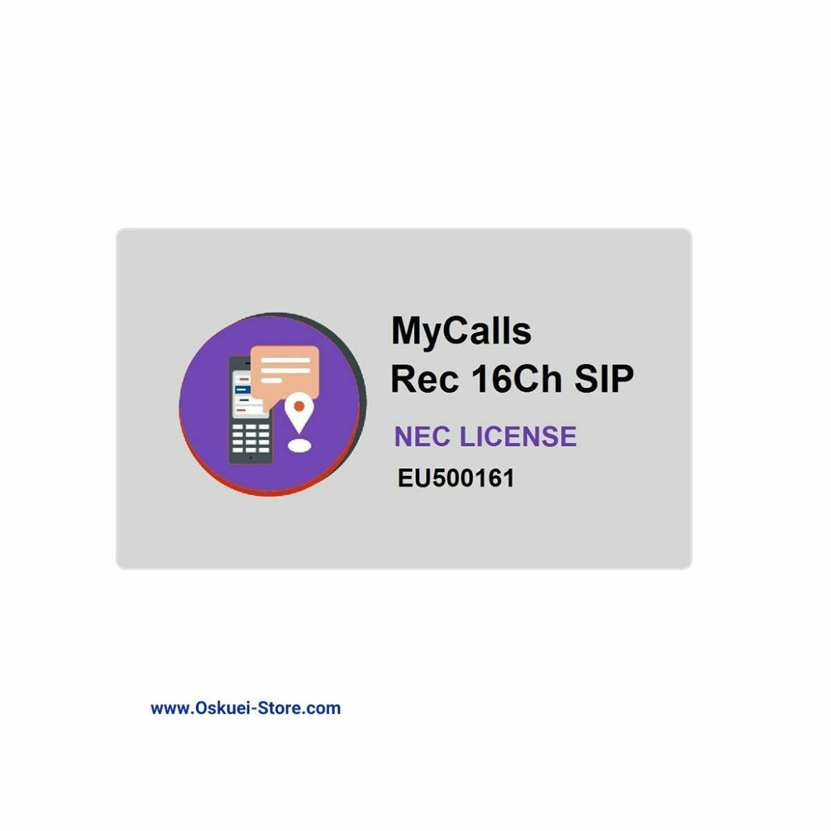 LK-SL2100 MyCalls Record 16 Channels SIP NEC License