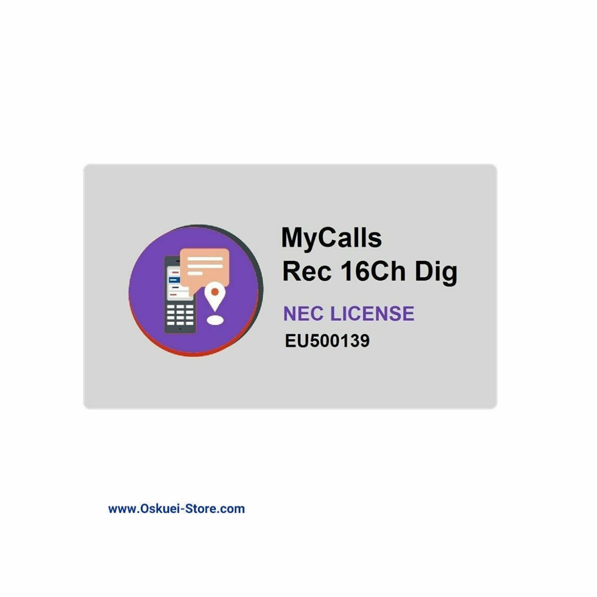 LK-SL2100 MyCalls Record 16 Channels Digital NEC License