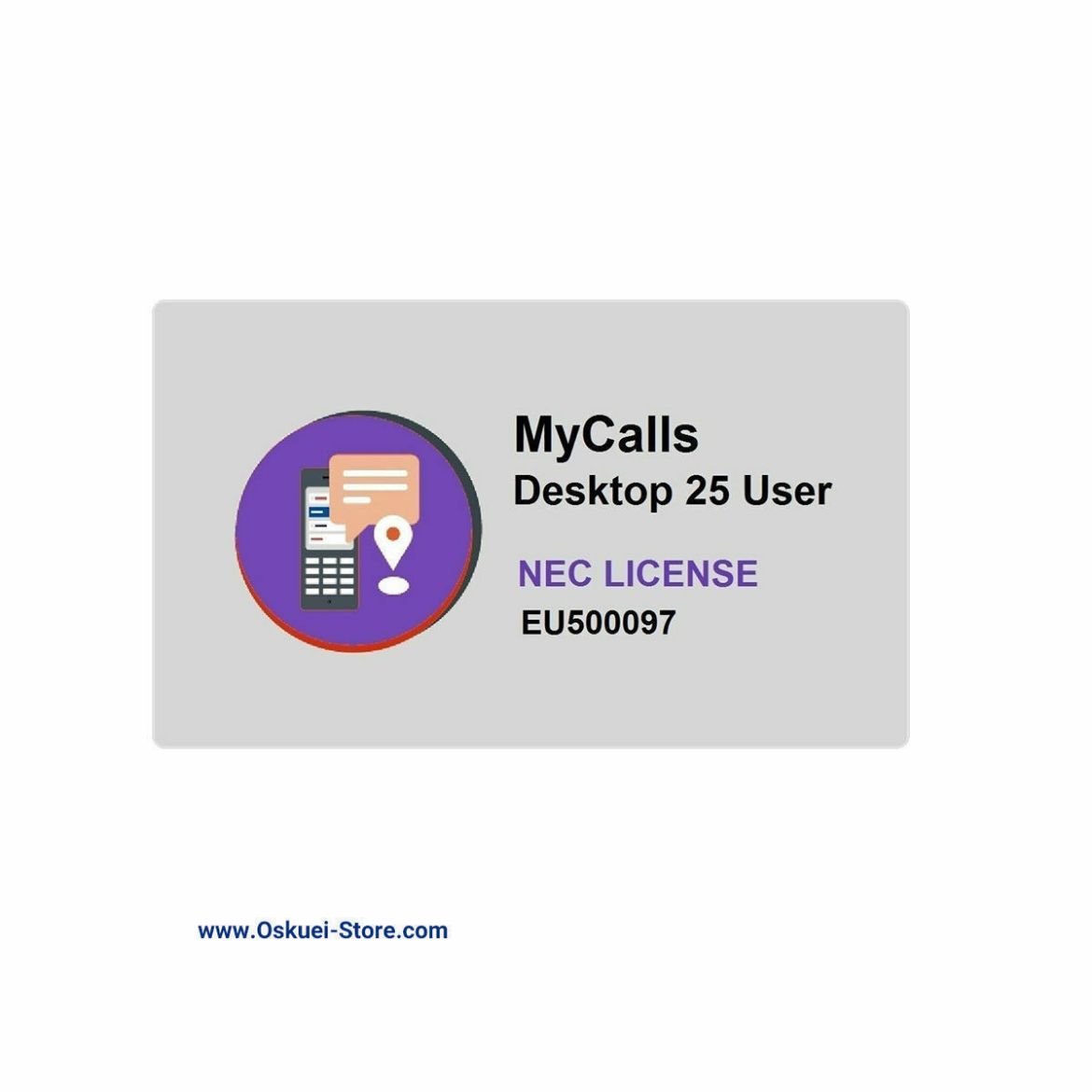 LK-SL2100 MyCalls 25 Desktop Users NEC License