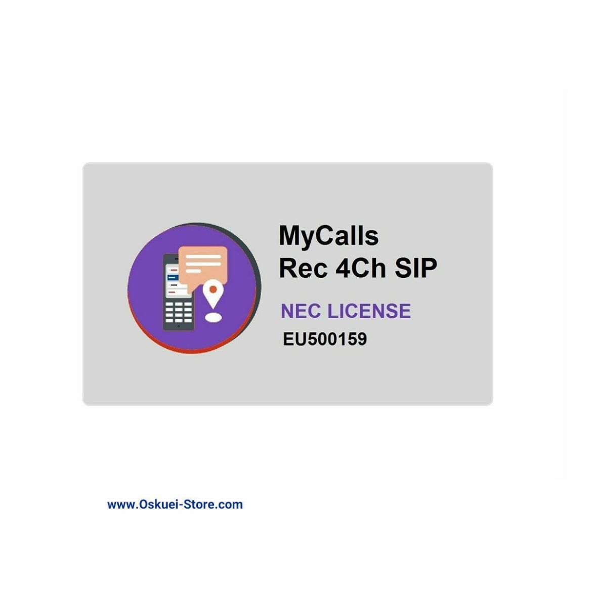 LK-SL2100 MyCalls Record 4 Channels SIP NEC License