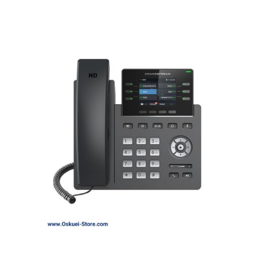 Grandstream GRP2613 VoIP Telephone Black Front