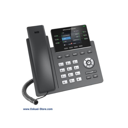 Grandstream GRP2613 VoIP Telephone Black Left