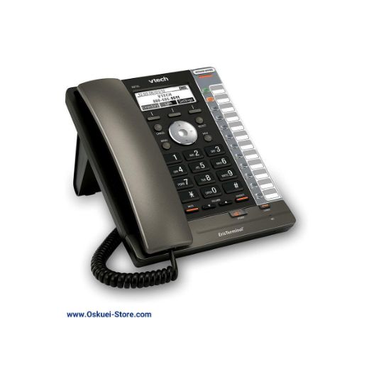 VTech VSP725 VoIP SIP Telephone Black Left