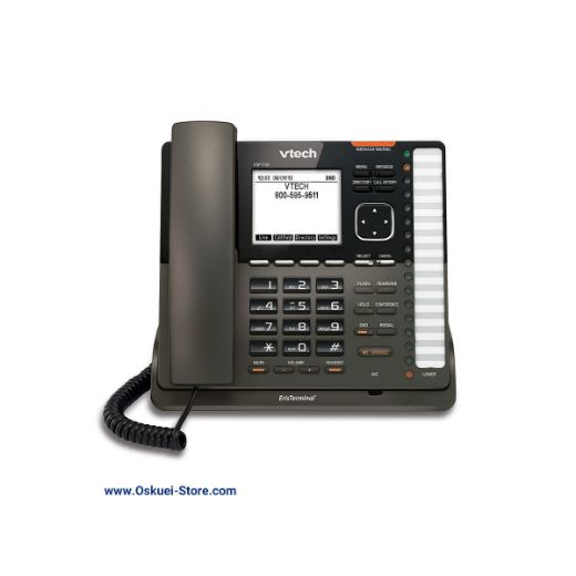 VTech VSP735 VoIP SIP Telephone Black Front