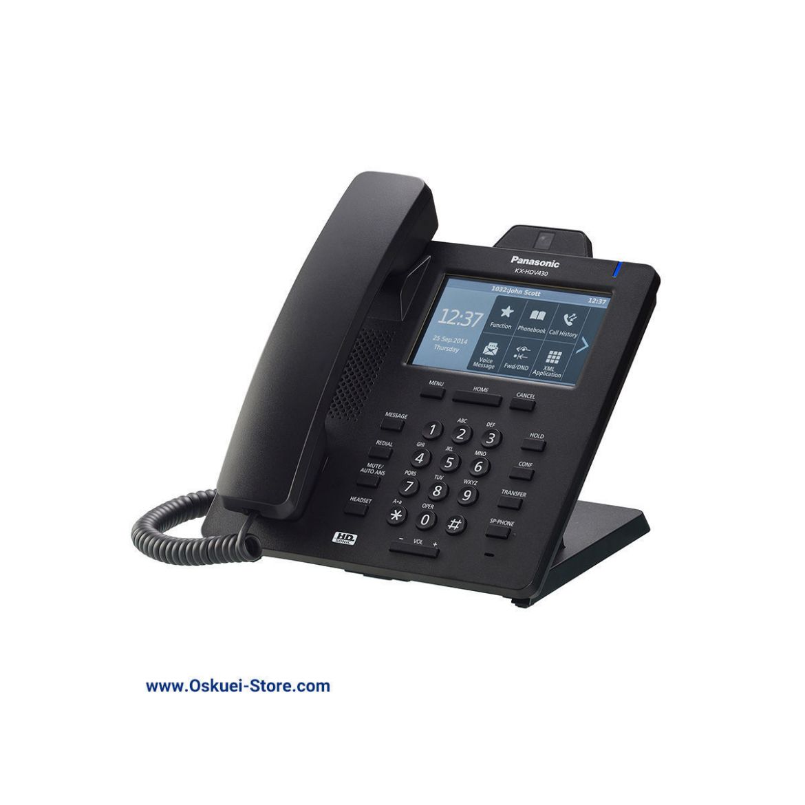 Panasonic KX-HDV430 VoIP SIP Telephone Black Right