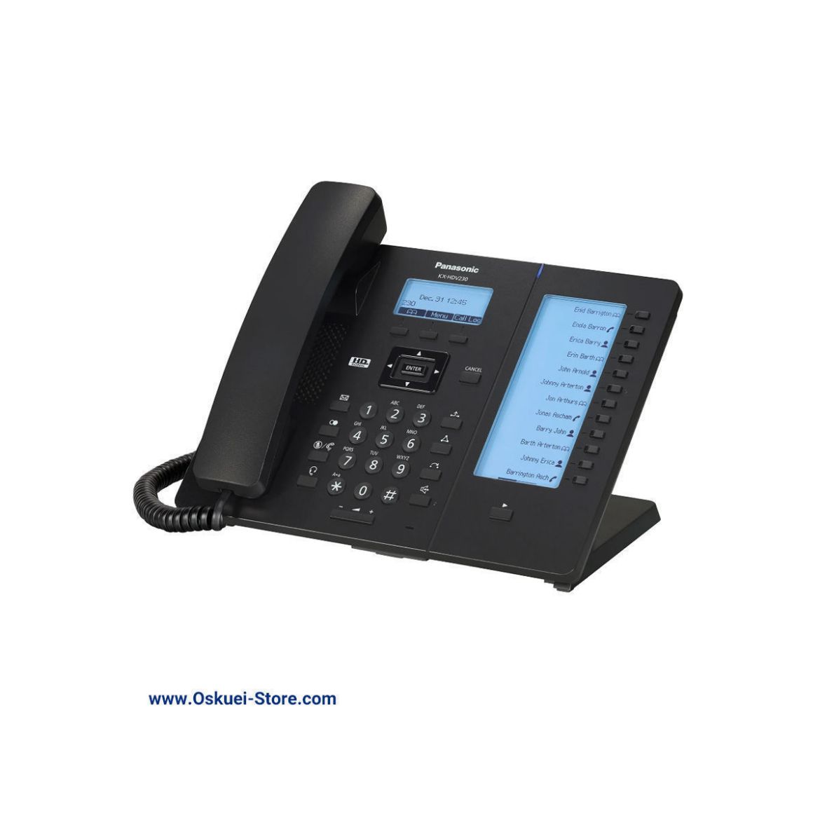 Panasonic KX-HDV230 VoIP SIP Telephone Black Right