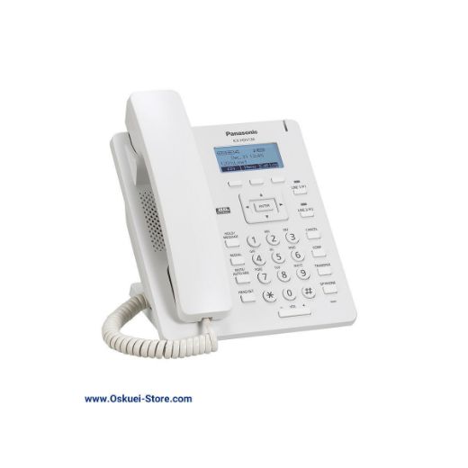 Panasonic KX-HDV130 VoIP SIP Telephone White Left