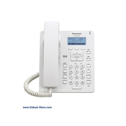 Panasonic KX-HDV130 VoIP SIP Telephone White Front