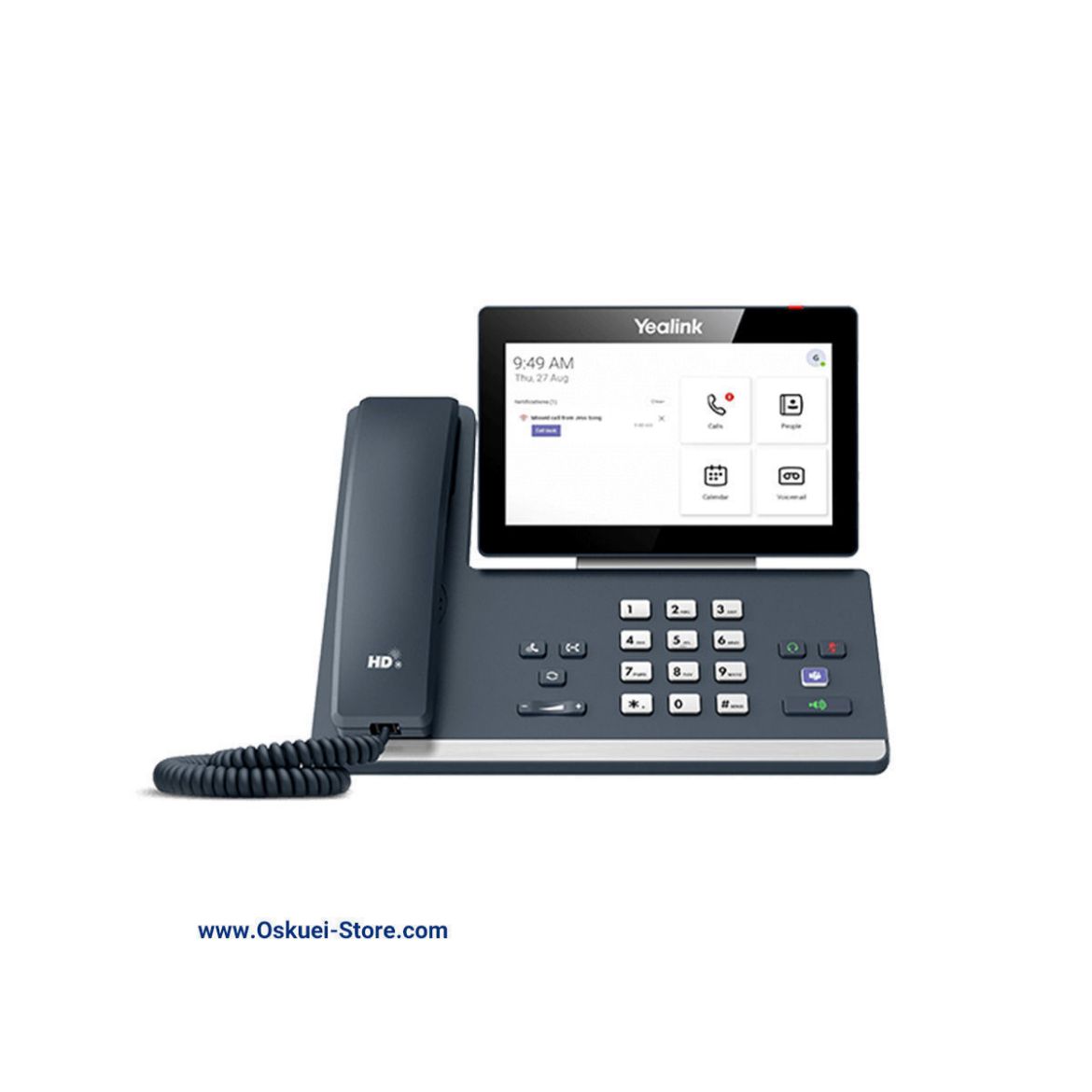 Yealink MP58 VoIP SIP Telephone Black Front