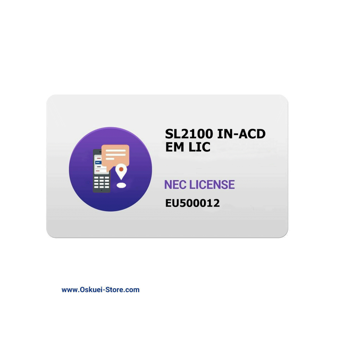SL2100 In ACD EM NEC License