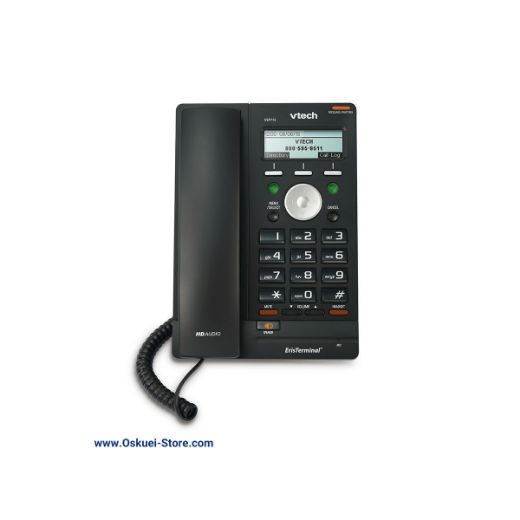 VTech VSP715 VoIP SIP Telephone Black Front