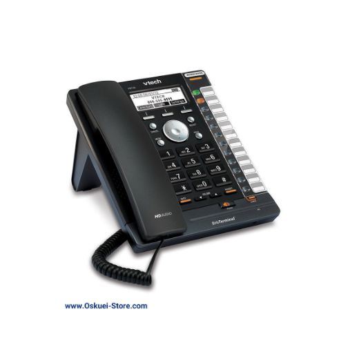 VTech VSP726 VoIP SIP Telephone Black Left