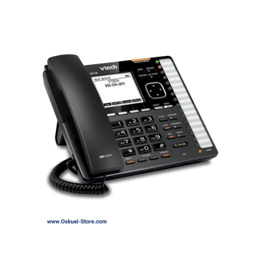 VTech VSP736 VoIP SIP Telephone Black Left