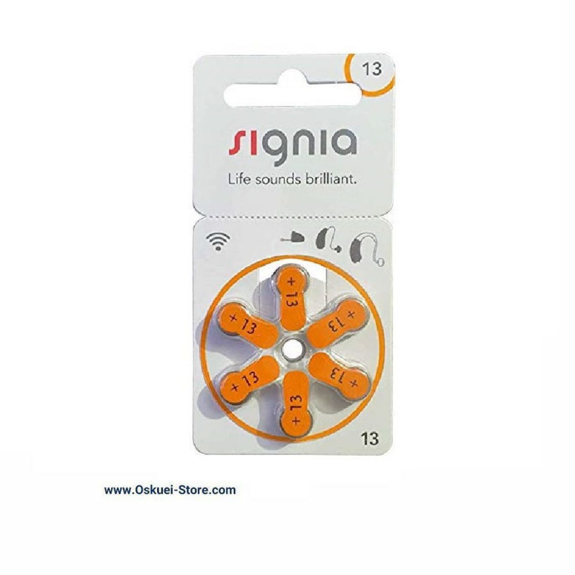 Signia Hearing Aid Batteries Number 13