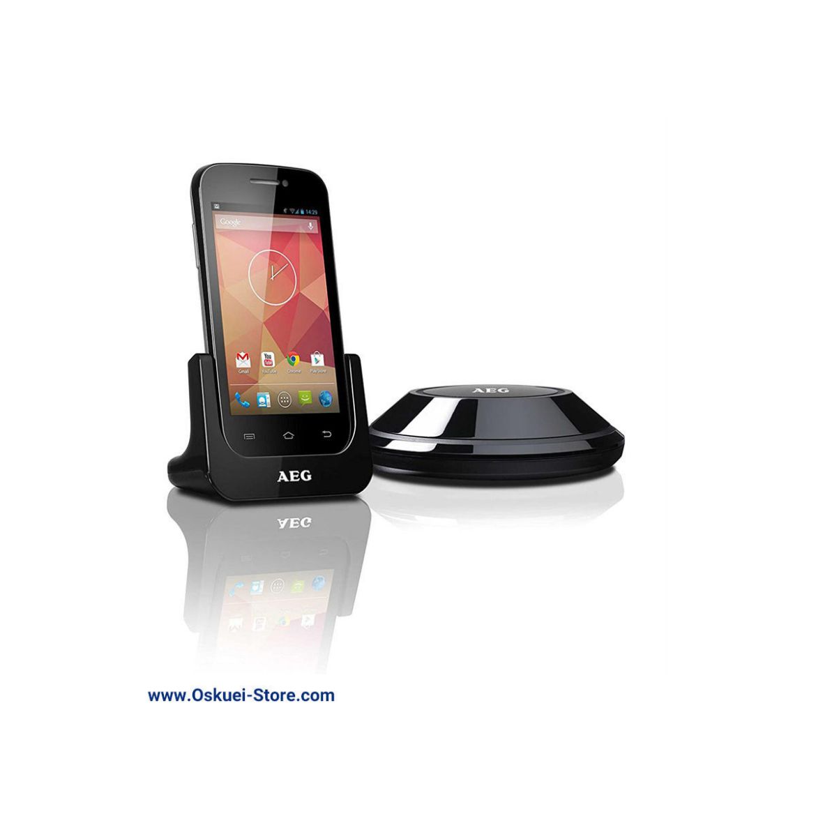 AEG Smart 24 Cordless Telephone Black