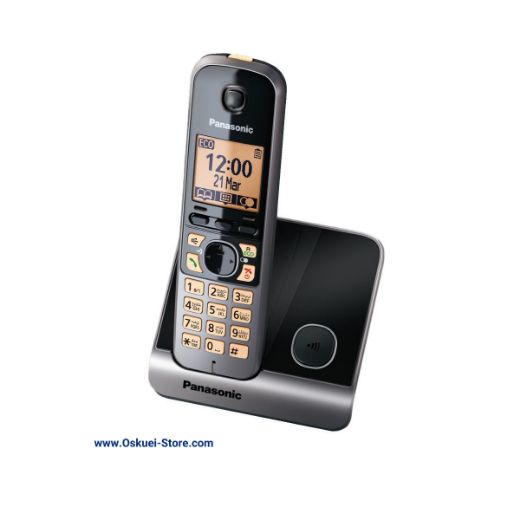 Panasonic KX-TG6711 Cordless Telephone Black Right