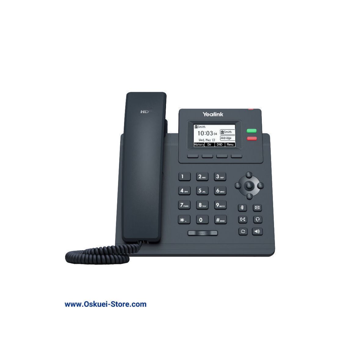Yealink T31P VoIP SIP Telephone Black Front