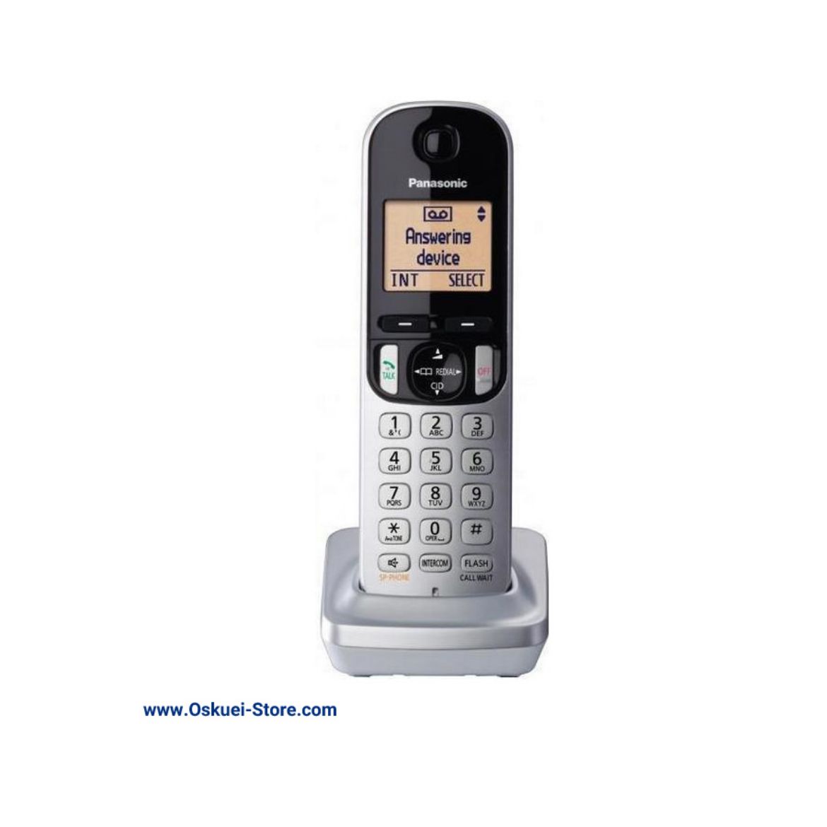 Panasonic KX-TGCA20 Cordless Telephone Black Front