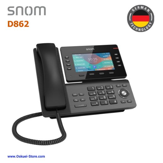 Snom D862 SIP phone Left