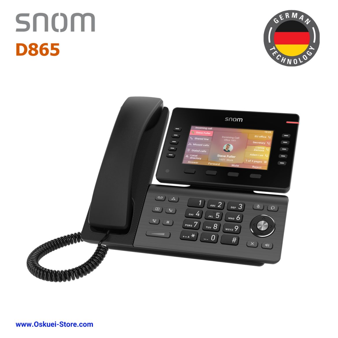 Snom D865 SIP phone Right