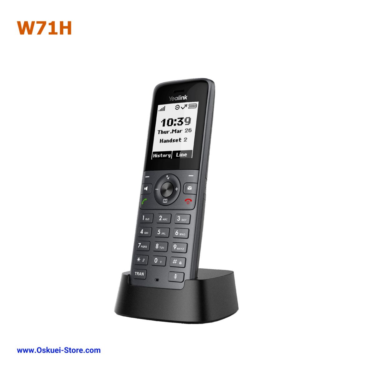 Yealink W71H VoIP SIP Cordless Telephone Black