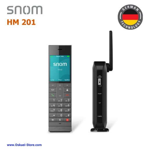 Snom HM201 VoIP SIP Dect Hospitality Hotel Black Top