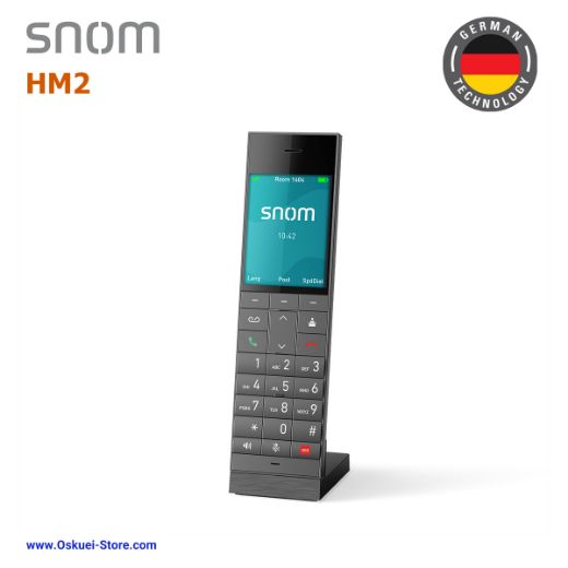 Snom HM2 VoIP SIP Hospitality Hotel Black Left