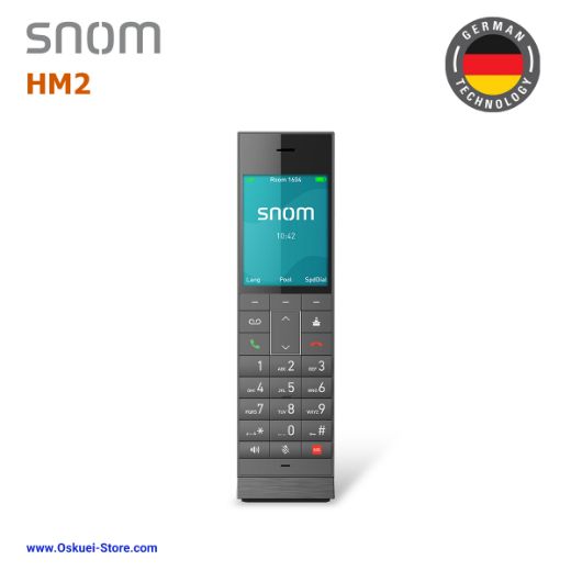 Snom HM2 VoIP SIP Hospitality Hotel Black Front