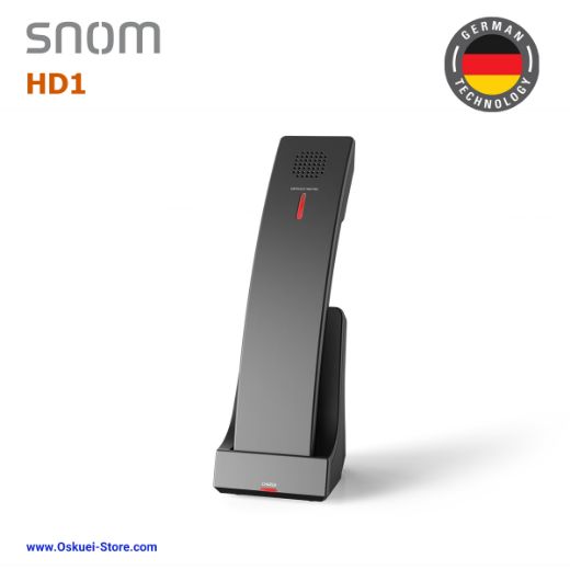 Snom HD1 VoIP SIP Hospitality Hotel Black Left