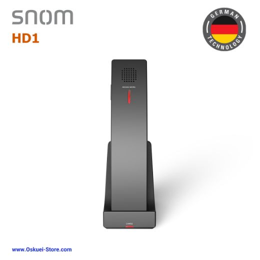 Snom HD1 VoIP SIP Hospitality Hotel Black Front