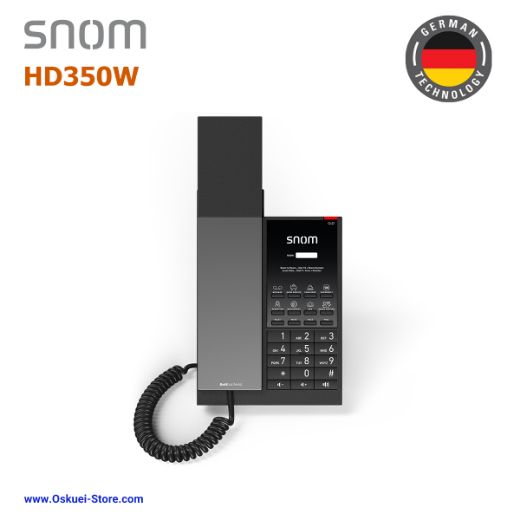 Snom HD350W VoIP SIP Hospitality Hotel Black Top