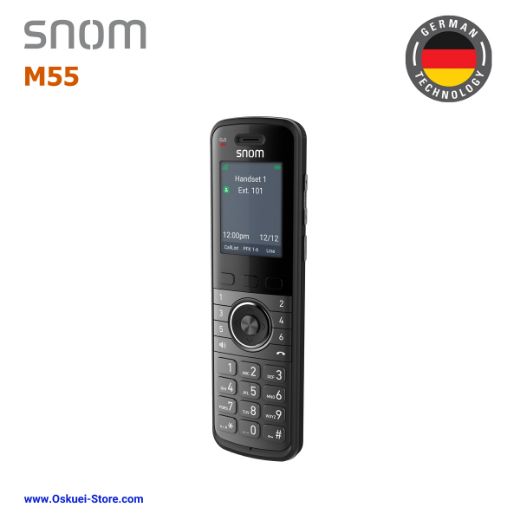 Snom M55 VoIP SIP Hospitality Hotel Black Left