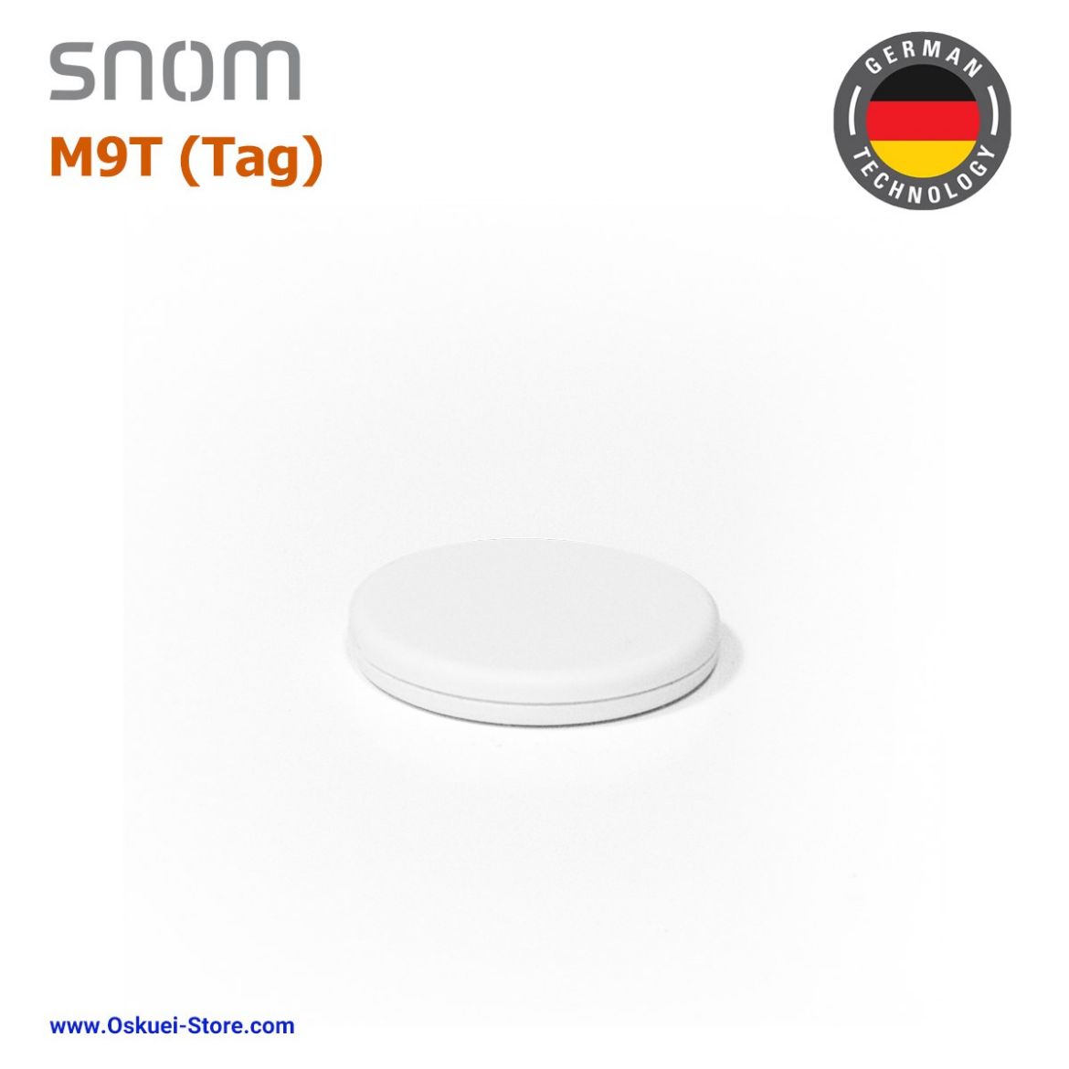 Snom M9B VoIP Base SIP tag Black Front