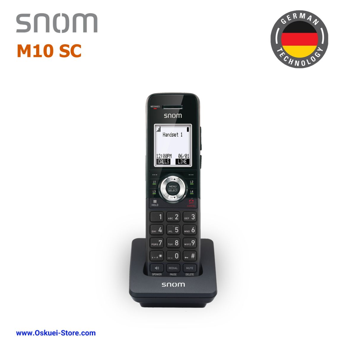 Snom M10 SC DECT IP Phone Front