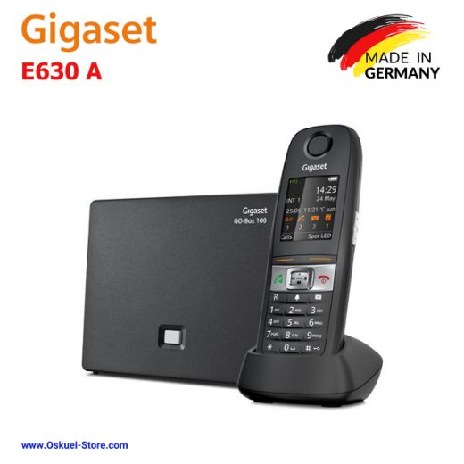 Gigaset E630A GO Cordless Telephone Black