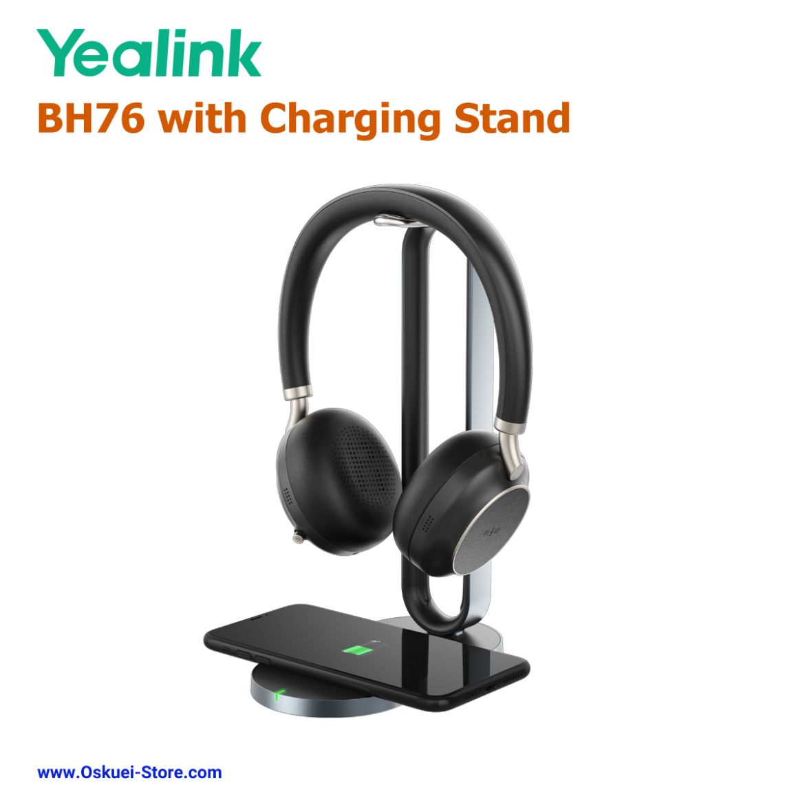 Yealink BH76 Dual with Charging Stand Bluetooth Headset 