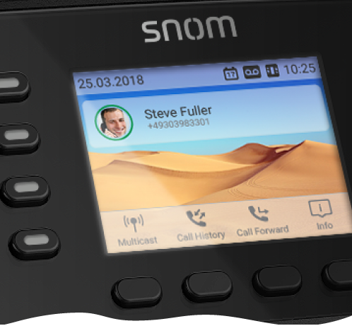 SNOM D735 - تلفن ویپ | تلفن تحت شبکه   